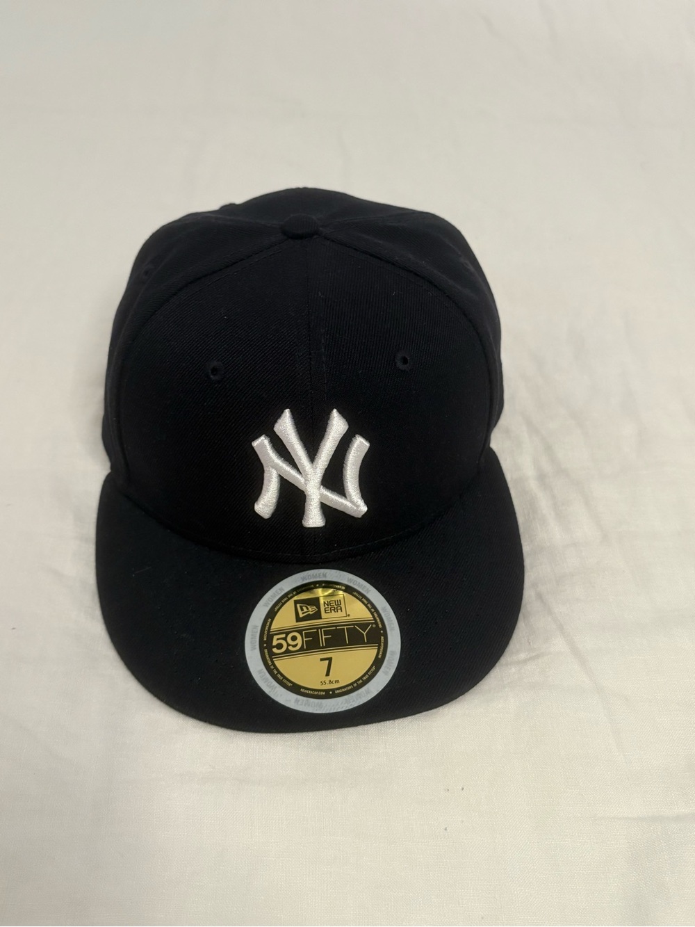 New Era Kids Black & White NY 59FIFTY Fitted Hat